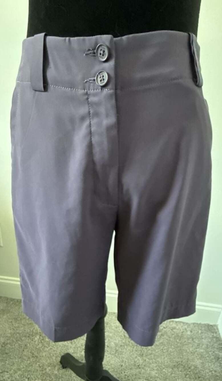 Nike Golf Fit Dry Performance Shorts Women's Size 4P Purple
